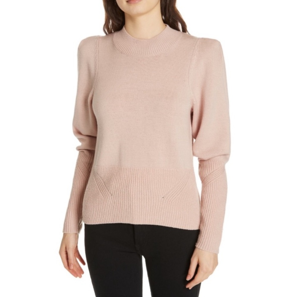 NWT Joie Marquetta Wool Sweater in Pink Sky